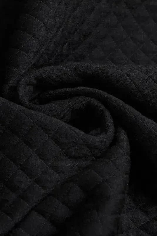 Shackets Lattice Textured Retro Shacket