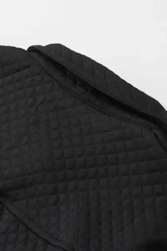 Shackets Lattice Textured Retro Shacket