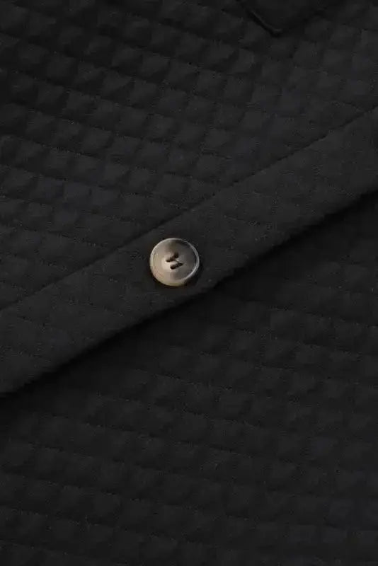Shackets Lattice Textured Retro Shacket