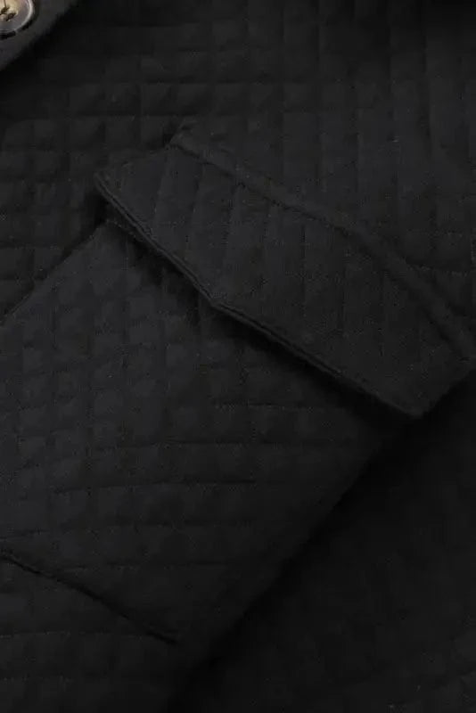 Shackets Lattice Textured Retro Shacket