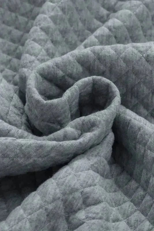 Shackets Lattice Textured Retro Shacket