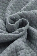 Shackets Lattice Textured Retro Shacket