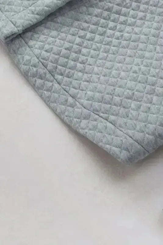 Shackets Lattice Textured Retro Shacket