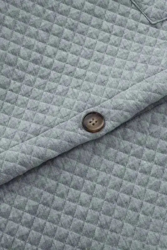 Shackets Lattice Textured Retro Shacket