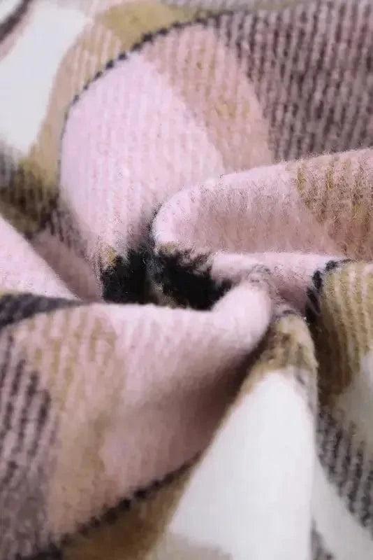 Shackets Oversized Plaid Shacket for Women