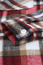Shackets Oversized Plaid Shacket for Women