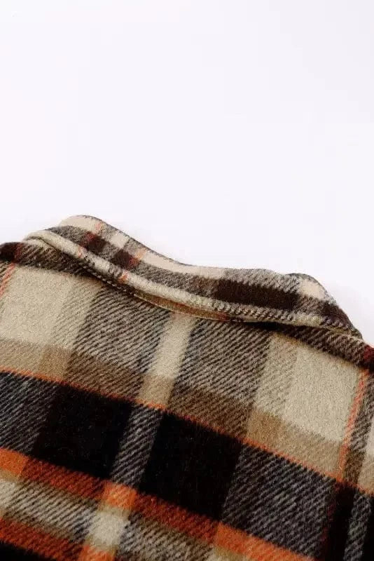 Shackets Oversized Plaid Shacket for Women