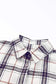 Shackets Plaid Button Front Western Style Shacket