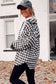 Shackets Plaid Button-Up Tunic Shacket with Pockets