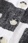 Shackets Plaid Color Block Button Down Jacket