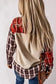 Shackets Plaid Corduroy Patchwork Shacket