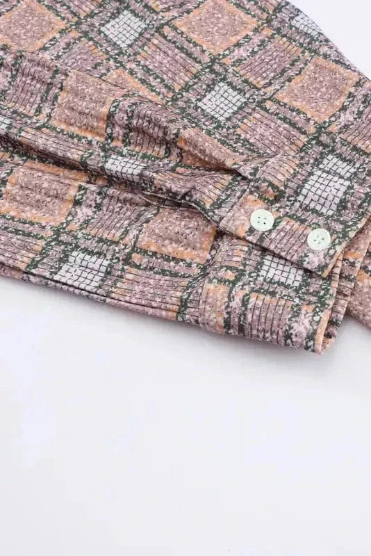 Shackets Purple Plaid Hooded Shacket – Cozy & Stylish