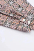 Shackets Purple Plaid Hooded Shacket – Cozy & Stylish