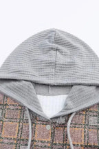 Shackets Purple Plaid Hooded Shacket – Cozy & Stylish