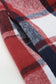 Shackets Red Plaid Buttoned Shirt Jacket