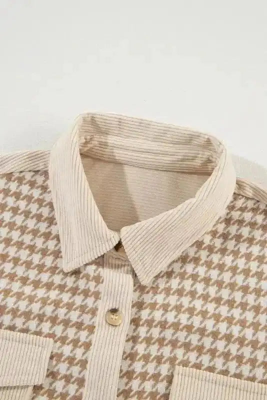 Shackets Urban Houndstooth Shacket