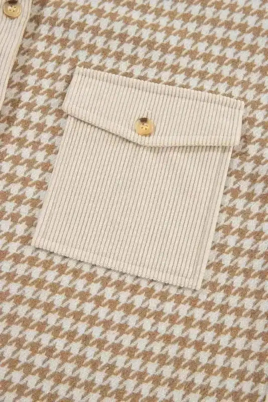 Shackets Urban Houndstooth Shacket