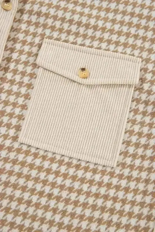 Shackets Urban Houndstooth Shacket