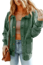 Shackets Vintage Washed Button Shacket Jacket