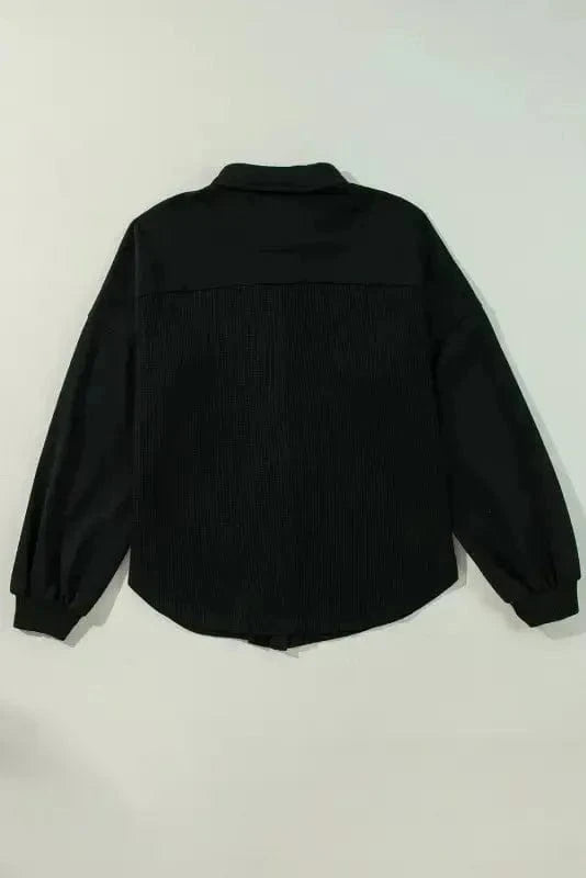 Shackets Waffle Knit Harmony Shacket