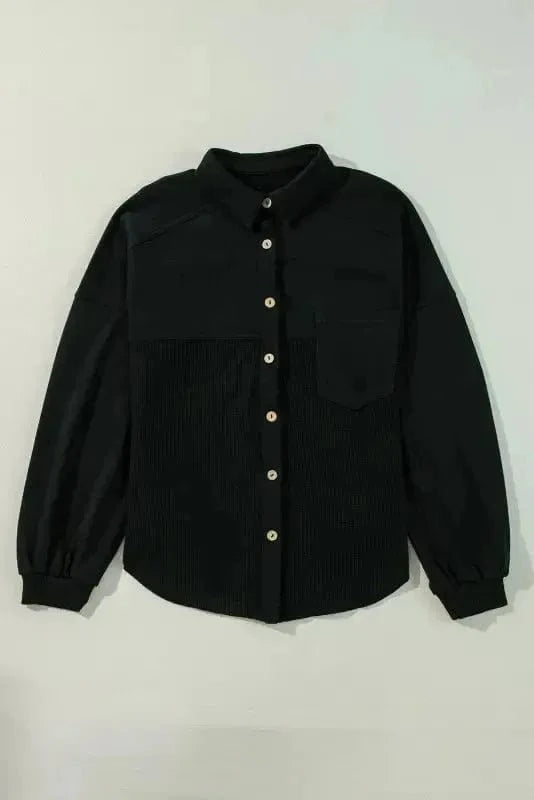 Shackets Waffle Knit Harmony Shacket