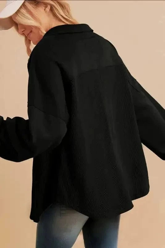 Shackets Waffle Knit Harmony Shacket