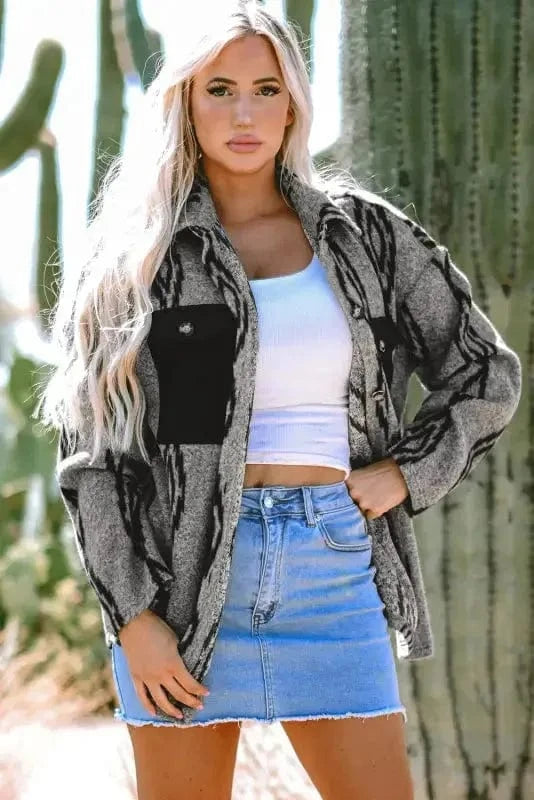 Shackets Wanderlust Aztec Shacket