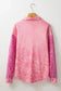 Shackets Washed Sequin Patch Shacket
