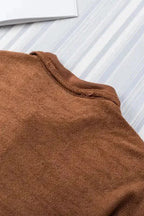 Shackets Winter Knit Shacket with Chest Pockets