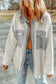 Shackets Winter Knit Shacket with Chest Pockets