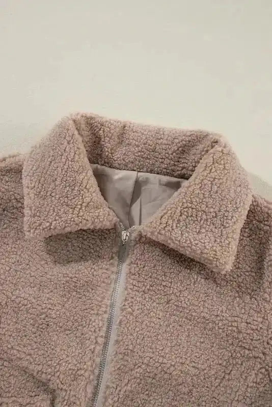 Sherpa Jackets ChicBeige Winter Bliss Jacket