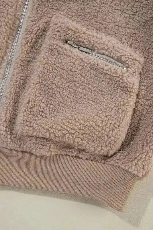 Sherpa Jackets ChicBeige Winter Bliss Jacket