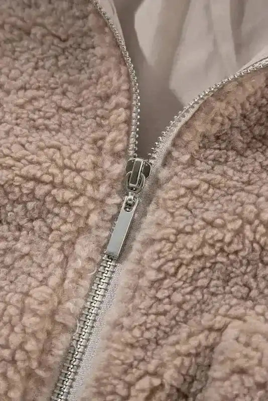 Sherpa Jackets ChicBeige Winter Bliss Jacket
