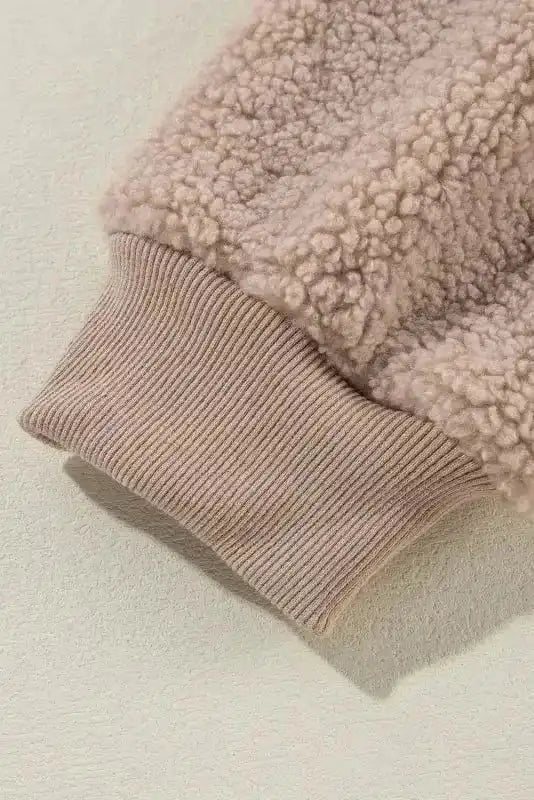 Sherpa Jackets ChicBeige Winter Bliss Jacket