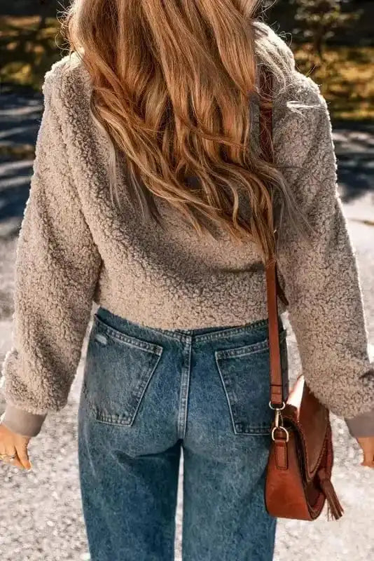 Sherpa Jackets ChicBeige Winter Bliss Jacket