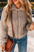 Sherpa Jackets Light French Beige / S / 100%Polyester ChicBeige Winter Bliss Jacket
