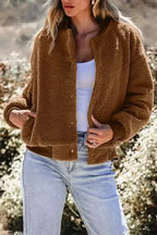 Sherpa Jackets Sherpa Ribbed Bomber Jacket