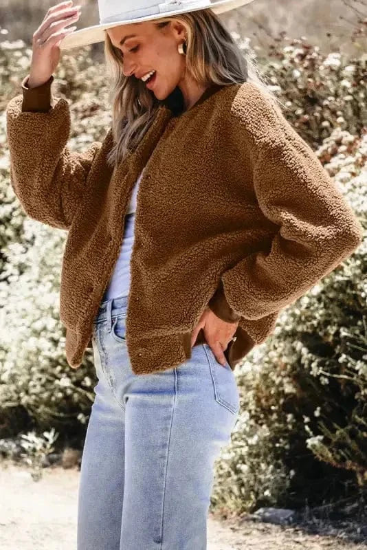 Sherpa Jackets Sherpa Ribbed Bomber Jacket