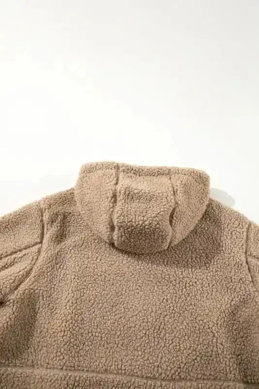 Sherpa Jackets Urban Trekker: Khaki Zip-Up Fleece Jacket