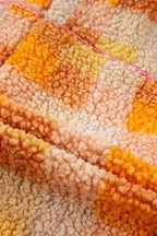 Sherpa Jackets Zesty Check Sherpa Hooded Jacket