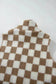 Sherpa Vests Monochrome Mosaic Sherpa Vest