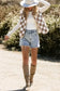 Sherpa Vests Monochrome Mosaic Sherpa Vest