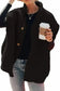 Sherpa Vests Stand Collar Sherpa Vest - Black