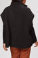 Sherpa Vests Stand Collar Sherpa Vest - Black