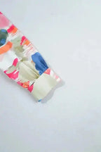 Shirts Boho Abstract Puff Sleeve Shirt