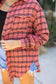 Shirts Boho Plaid Split Tail Shirt