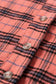 Shirts Boho Plaid Split Tail Shirt