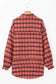 Shirts Boho Plaid Split Tail Shirt