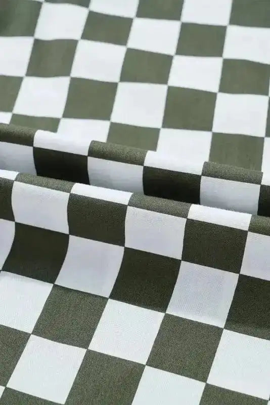 Shirts Checkerboard Chic Loose Fit Shirt