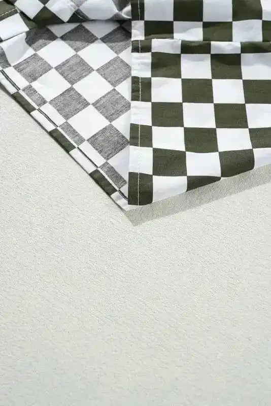 Shirts Checkerboard Chic Loose Fit Shirt